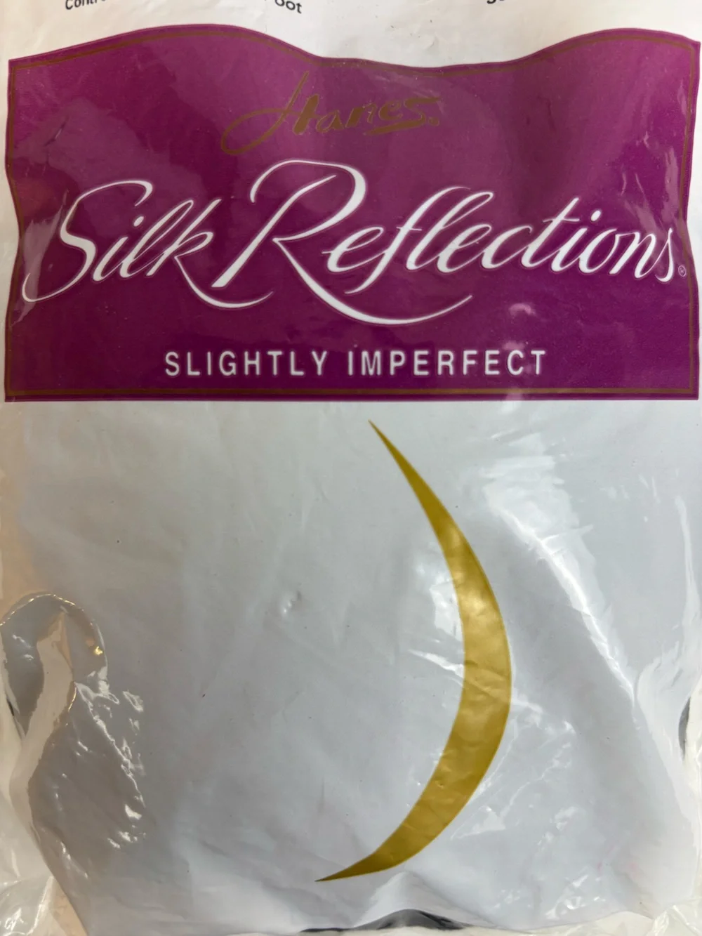 Vintage Hanes 3-Pair Pack Silk Reflections Slightly Imperfect Jet Black Size AB